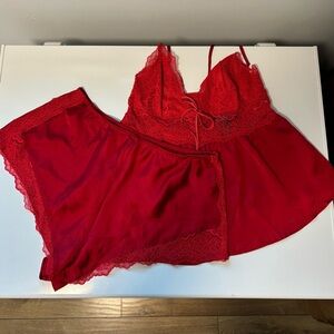 Victoria's Secret Scarlet Lingerie Set